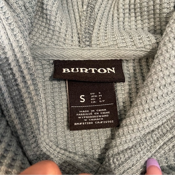 Men's Burton Stubs Waffle Long Sleeve Pullover - Picture 2 of 3